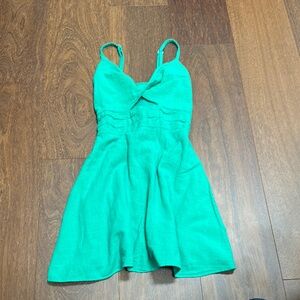 Blanco by Nature Twisted Front Dress